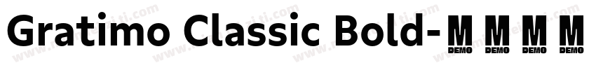 Gratimo Classic Bold字体转换